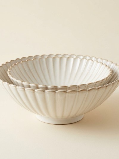 Set de 2 Saladiers en Porcelaine Almina Bloomy