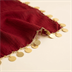 Mouchoir de Danse Traditionnel avec Sequins Dorés