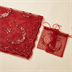 Parure Voile et Gants de Henné Rouge à Paillettes