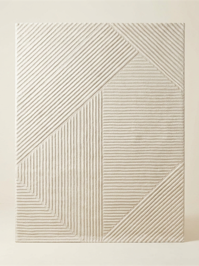 Tapis Moderne Merinos Sign 2004 Crème - 160x230 cm