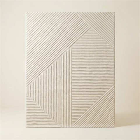 Tapis Moderne Merinos Sign 2004 Crème - 160x230 cm
