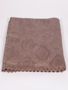 Housse de canapé Plaid à motif - marron