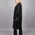 Tunique chic simili cuir Puane - noir
