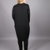 Tunique chic simili cuir Puane - noir