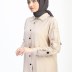Tunique simple à détail 1540 - beige/noir