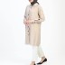 Tunique simple à détail 1540 - beige/noir