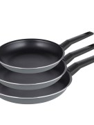Ensemble de 3 set de poêle série Lara Michelino - gris