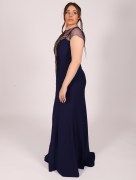 Robe chic à strass altnight - bleu marine