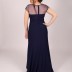 Robe chic à strass altnight - bleu marine