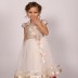 Robe de soirée à fleur White angel - écru 