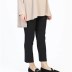 Pantalon poche double boutonnage -Noir 5151