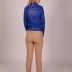 Veste simple effet cuir Eslina - bleu