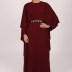 Robe longue cape Garize - violet