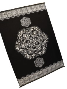 Tapis 80X300cm Rixos lavable antidérapant noir DY-0077