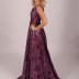 Robe élégante à strass - violet