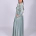 Robe longue à paillette - Vert d'eau 