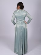 Robe longue à paillette - Vert d'eau 