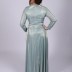 Robe longue à paillette - Vert d'eau 
