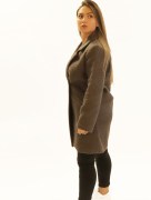 Veste suédine Loreen - gris