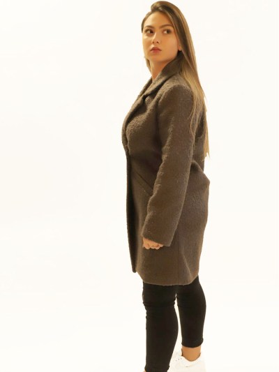 Veste suédine Loreen - gris