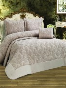 Couvre-lit İpekçe Nova beige 2 personnes