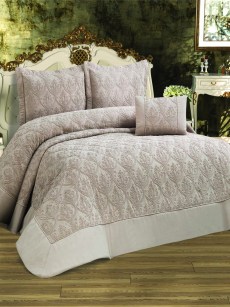 Couvre-lit İpekçe Nova beige 2 personnes
