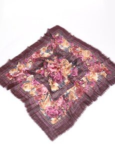Foulard carré - multicolore violet