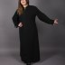 Robe noir avec strass 