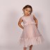 Robe de soirée à strass Roselya - rose pâle 