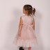 Robe de soirée à strass Roselya - rose pâle 