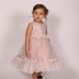 Robe de soirée à strass Roselya - rose pâle 