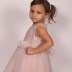Robe de soirée à strass Roselya - rose pâle 