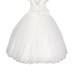 Robe de soirée à strass Monita - blanc
