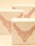 Boite à mariée - rose Lot de 3 boites 