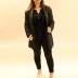 Veste simple Uzunlar - noir