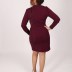 Robe courte blazer à paillette Actuel - violet