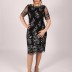 Robe chic à strass see'line - noir/gris