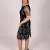 Robe chic à strass see'line - noir/gris