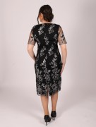 Robe chic à strass see'line - noir/gris