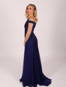 Robe élégante à strass Il'moi - bleu marine