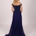 Robe élégante à strass Il'moi - bleu marine