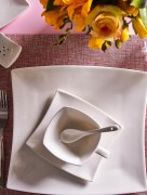Ensemble de petit-déjeuner Karaca Perfect White 32 pièces pour 6 personnes