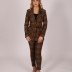 Veste à carreaux chic Fi'more - marron/gris