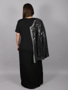 Ensemble 2 pièces à strass Berre - noir/gris