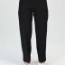 Pantalon poche simple -Noir