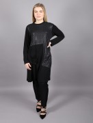 Tunique chic Puane - noir