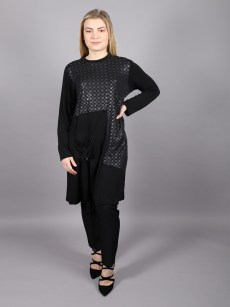Tunique chic Puane - noir