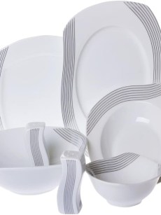 Ensemble de service Schäfer 28 pièces Silver design argent A-30982 
