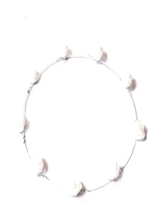 Serre-tête (vendu par lots de 11 pièces ) - blanc 