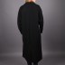 Veste longue simili cuir Puane - noir